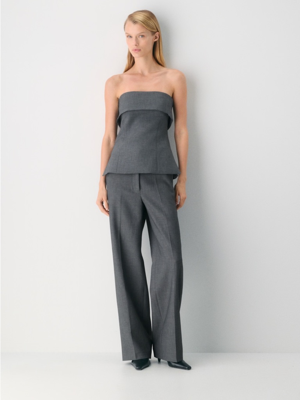 Aritzia limitless pants - heather charcoal size 6 NWT